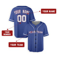 Personalized Texas Royal Blue Baseball Jersey – Custom Name & Number-2