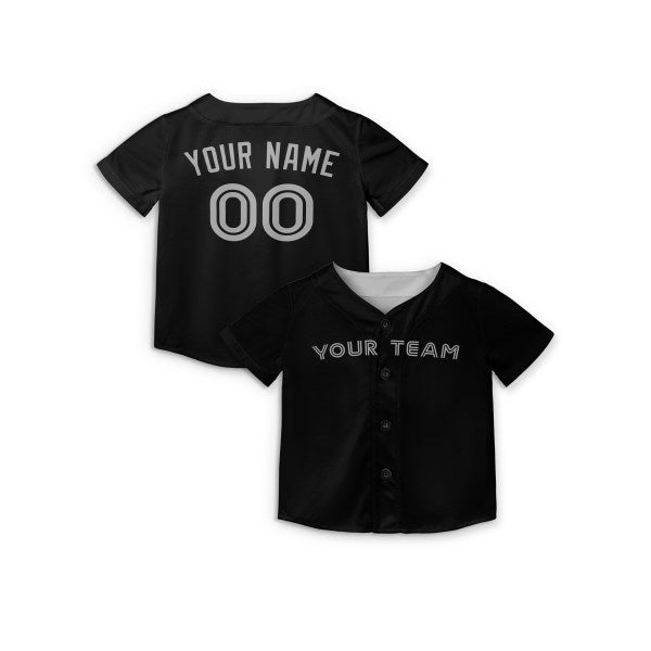Personalized Toronto Black Baseball Jersey – Custom Name & Number, Kids & Adults-5