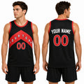 Personalized Toronto Black Basketball Jersey – Custom Name & Number, Kids Youth Adults-1