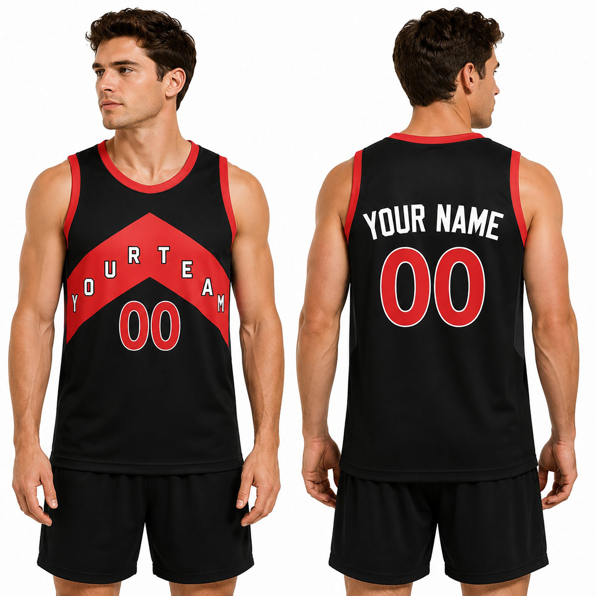 Personalized Toronto Black Basketball Jersey – Custom Name & Number, Kids Youth Adults-1