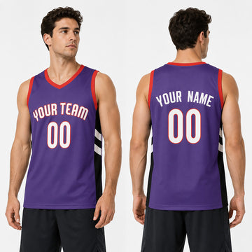 Personalized Toronto Purple Retro Basketball Jersey – Custom Name & Number-1