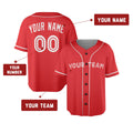 Personalized Toronto Red Baseball Jersey – Custom Name & Number, Kids & Adults-2