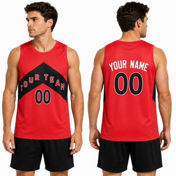 Personalized Toronto Red Basketball Jersey – Custom Name & Number, Kids Youth Adults-1