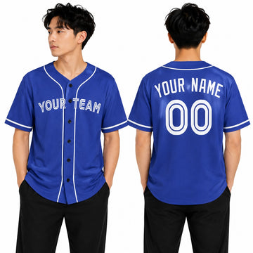 Personalized Toronto Royal Blue Baseball Jersey – Custom Name & Number-1