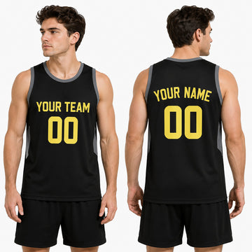 Personalized Utah Black Basketball Jersey – Custom Name & Number, Kids Youth Adults-1