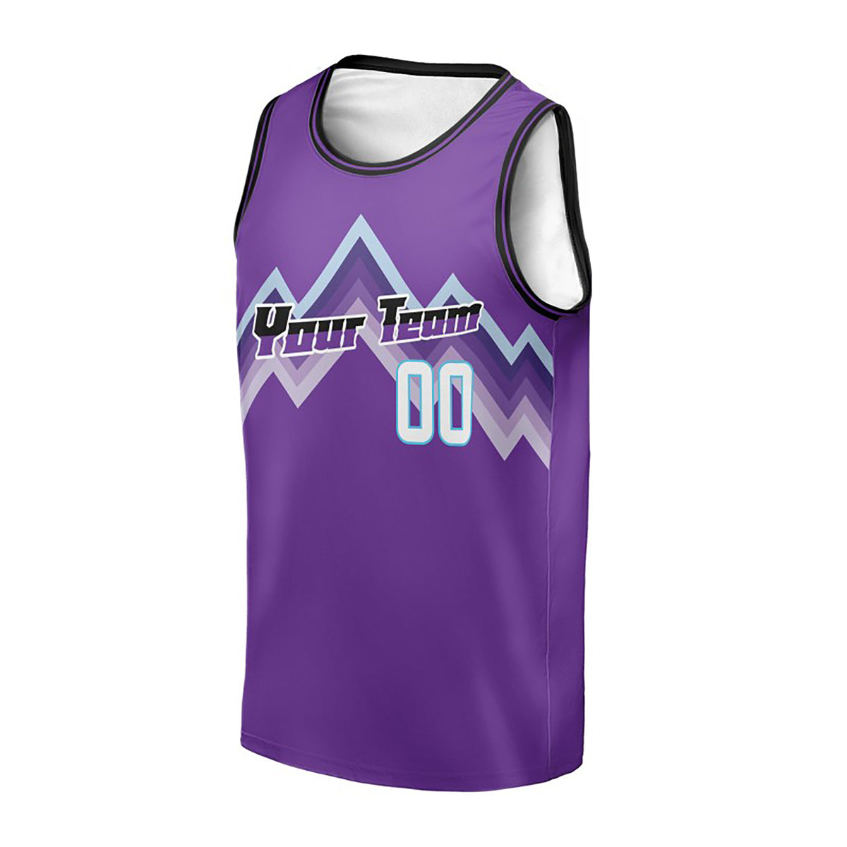 Personalized Utah Purple Basketball Jersey – Custom Name & Number, Kids Youth Adults-3