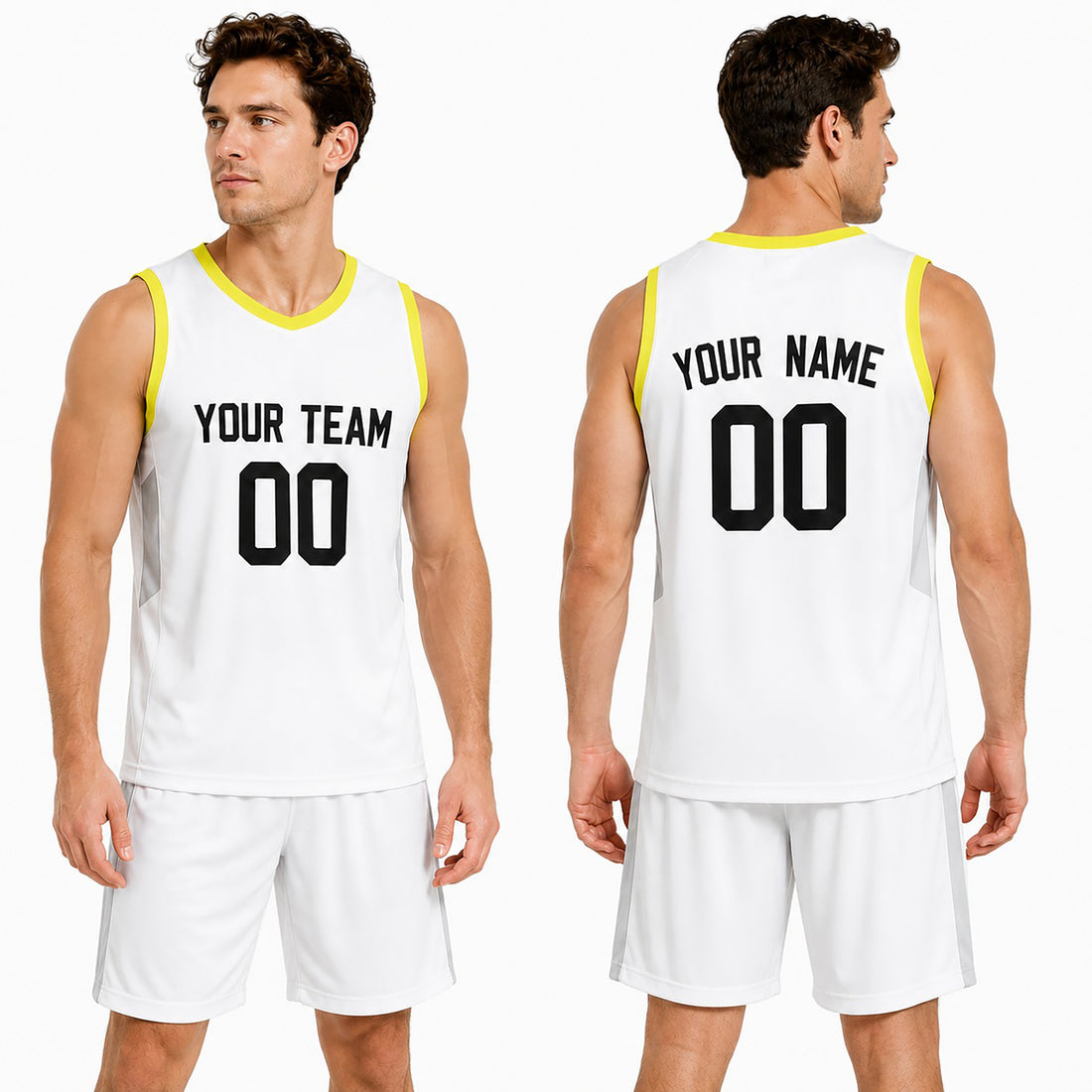 Personalized Utah White Basketball Jersey – Custom Name & Number, Kids Youth Adults-1
