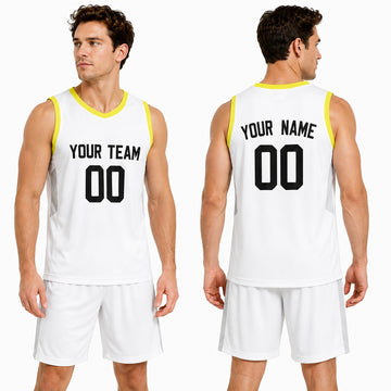 Personalized Utah White Basketball Jersey – Custom Name & Number, Kids Youth Adults-1