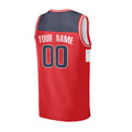 Personalized Washington Basketball Jersey – Red Classic Style, Custom Name & Number for Kids, Youth & Adults-4