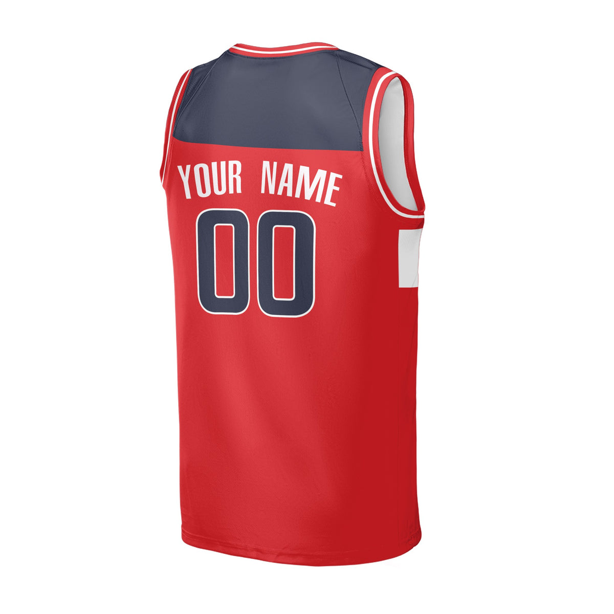 Personalized Washington Basketball Jersey – Red Classic Style, Custom Name & Number for Kids, Youth & Adults-4