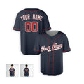 Personalized Washington Navy Baseball Jersey – Custom Name & Number, Kids & Adults-4