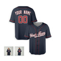 Personalized Washington Navy Baseball Jersey – Custom Name & Number, Kids & Adults-6