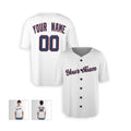 Personalized Washington White Baseball Jersey – Custom Name & Number, Kids & Adults-3