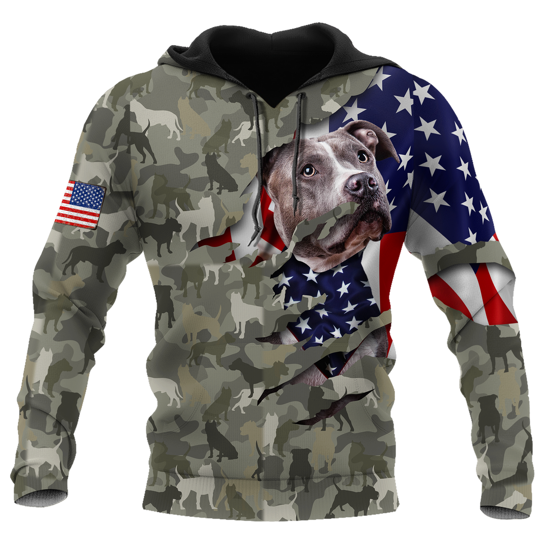FUNSTUFFPRINT Pitbull Shirt For Men And Women Pi 3D Hoodie and Zip Hoodie