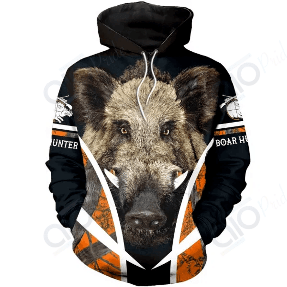 FUNSTUFFPRINT Boar Hunter Ed For Men And Women 3D Hoodie and Zip Hoodie