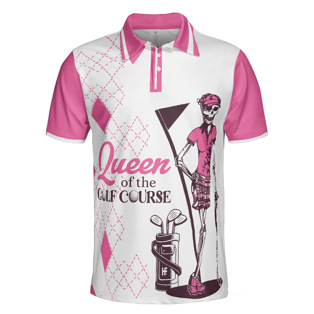 Queen Of The Golf Course Short Sleeve Polo Shirt, Polo Shirts For Men And Women