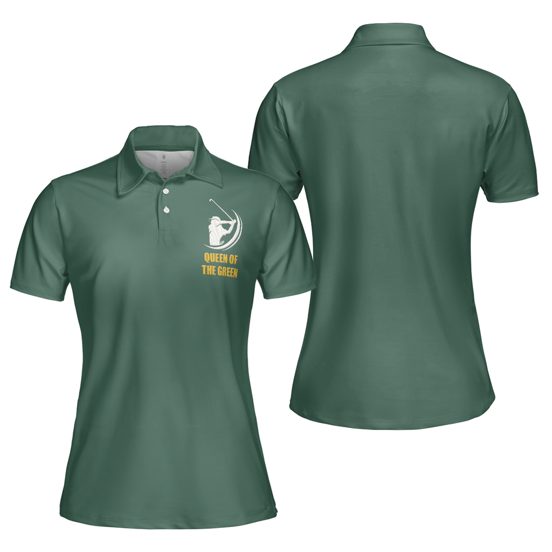 Queen Of The Green Golf Polo Shirt Short Sleeve Women Polo Shirt