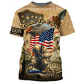 3D All Over Printed Veteran 3D T-Shirt For Man And Woman, Veteran Bomber Full Print, 3D Veteran Shirts