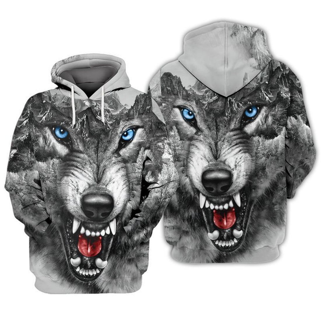FUNSTUFFPRINT 3D Full Print - Talk The Talk 3D Hoodie and Zip Hoodie