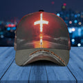 FUNSTUFFPRINT Walk By Faith Cross All Over Print Baseball Cap - Christian Hats For Men Women