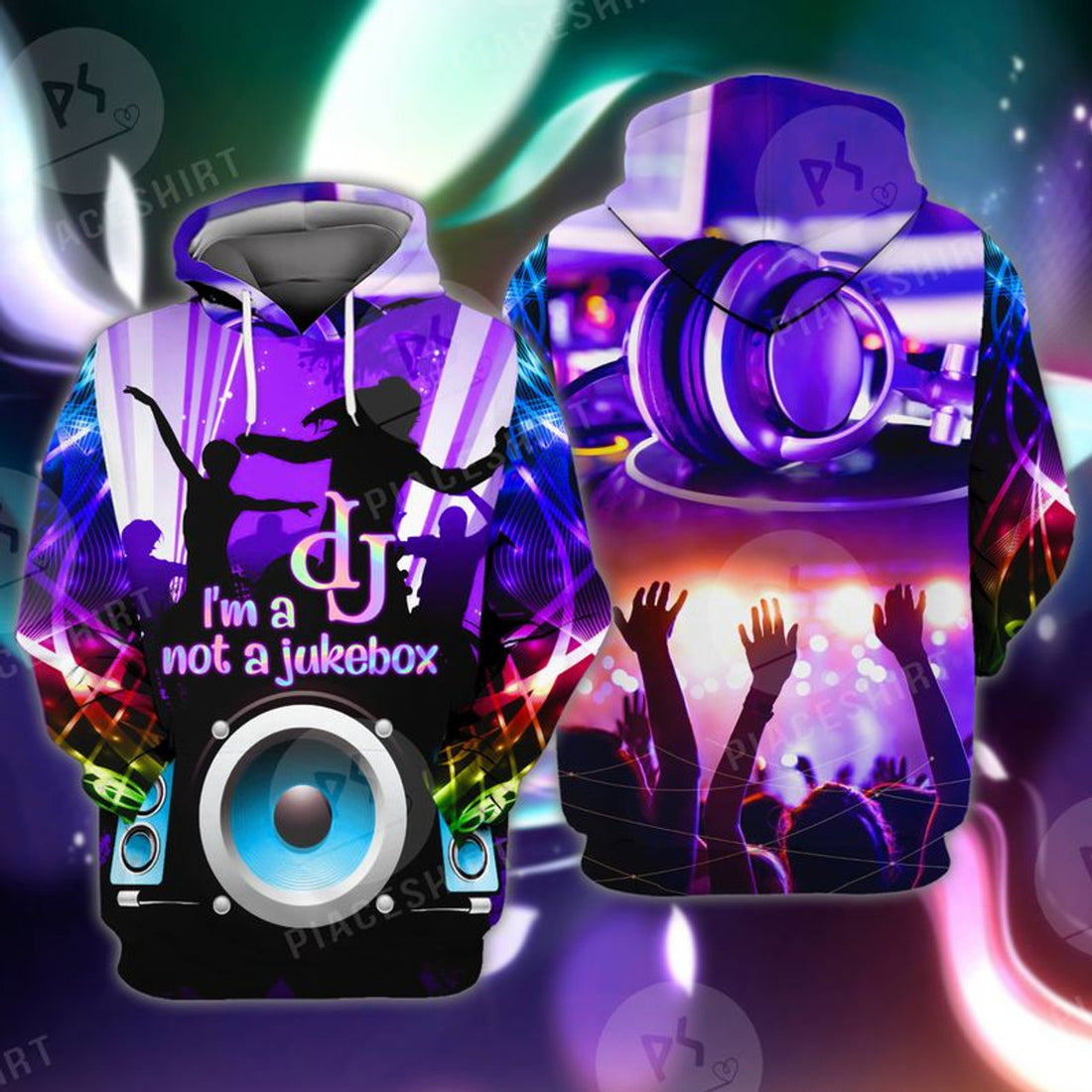 FUNSTUFFPRINT DJ - 3D Full Print 3D Hoodie and Zip Hoodie