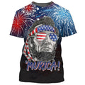 3D All Over Print Cool American Murica Shirt, Independence Day Usa Aloha Beach Shirt, 4Th Of July Hoodie Full Print