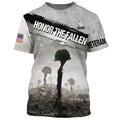 Honor The Fallen 3D T-Shirt For Veteran, To My Dad Veteran Gifts, To Veteran, Veteran Day Gift