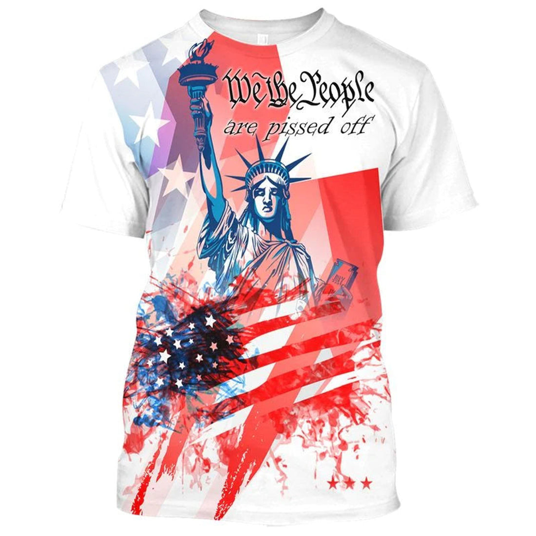 3D Full Print We The People Shirt, Patriotic Hawaii Summer Beach Shirt, 4Th Of July Usa Hoodie Clothing, Independence Day Gifts