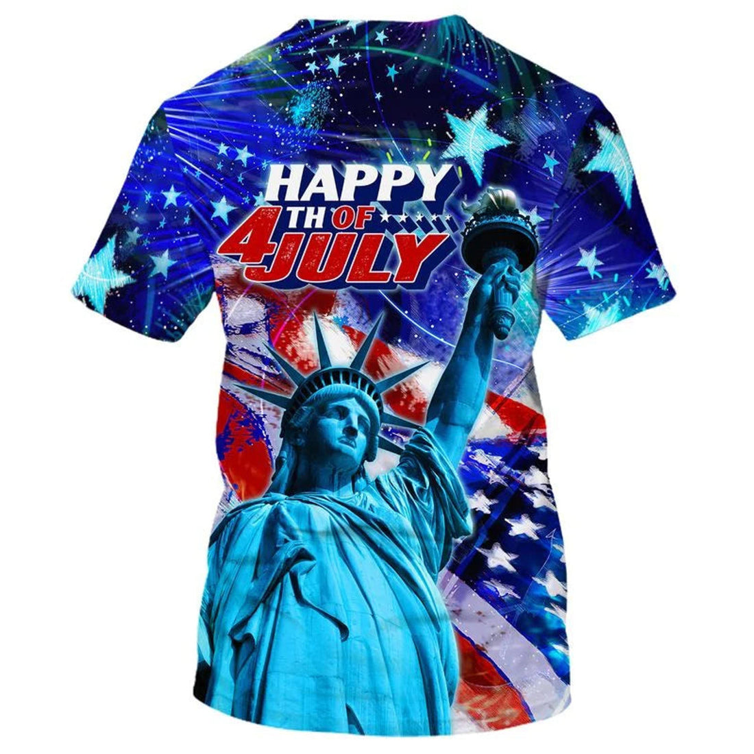3D All Over Printed 4Th Of July Shirt, Independence'S Day Hawaiian Summer Beach Shirt, Colorful American