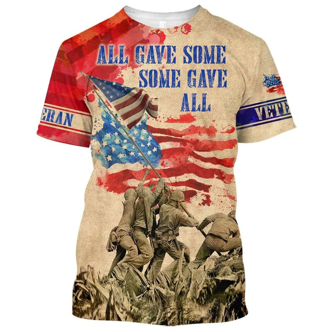3D Full Print All Gave Some Some Gave All Veteran Shirts, Army Veteran Hawaii Beach Shirts, Birthday Present To Veteran