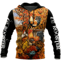 FUNSTUFFPRINT Rooster 3D Hoodie and Zip Hoodie