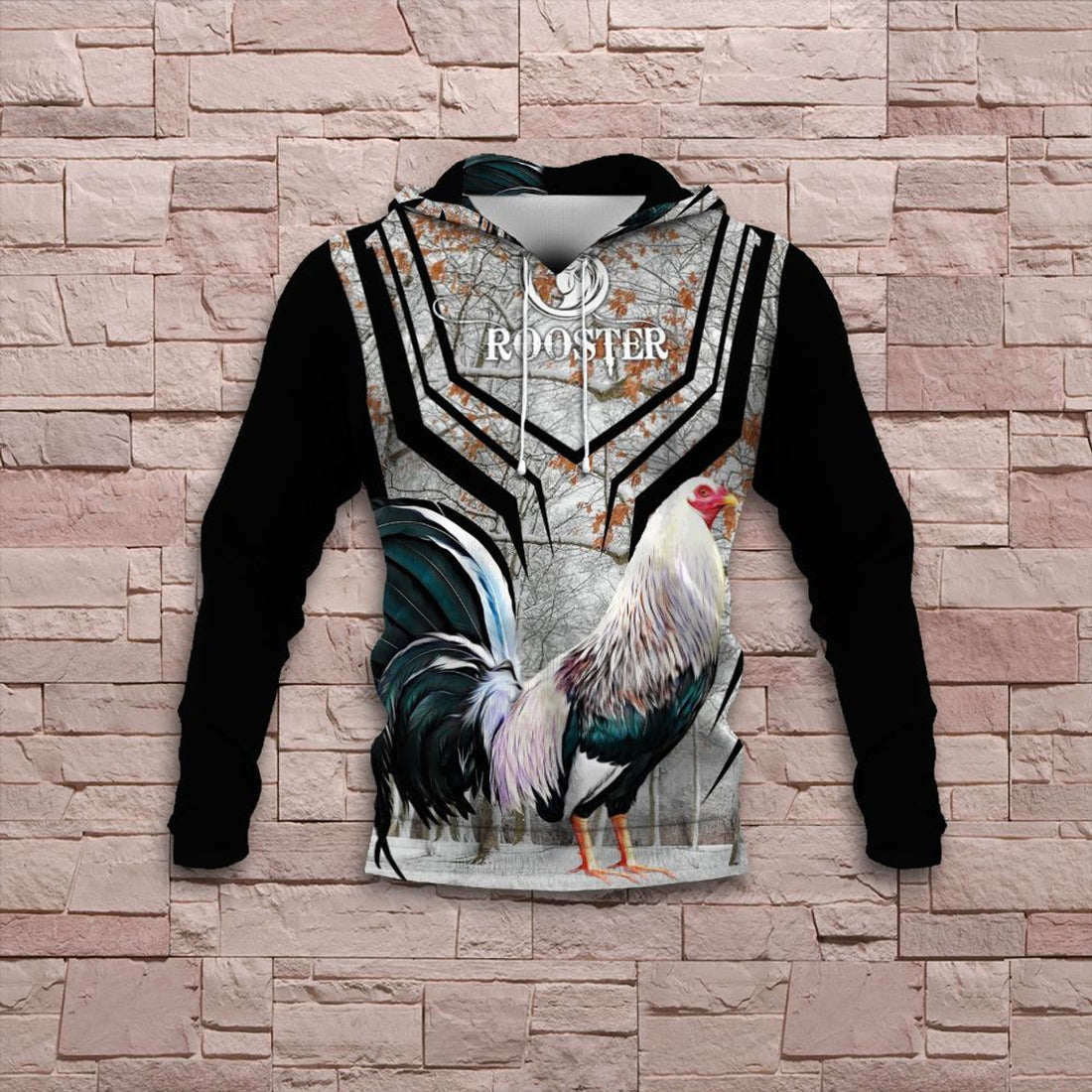 FUNSTUFFPRINT Rooster 3D Hoodie and Zip Hoodie