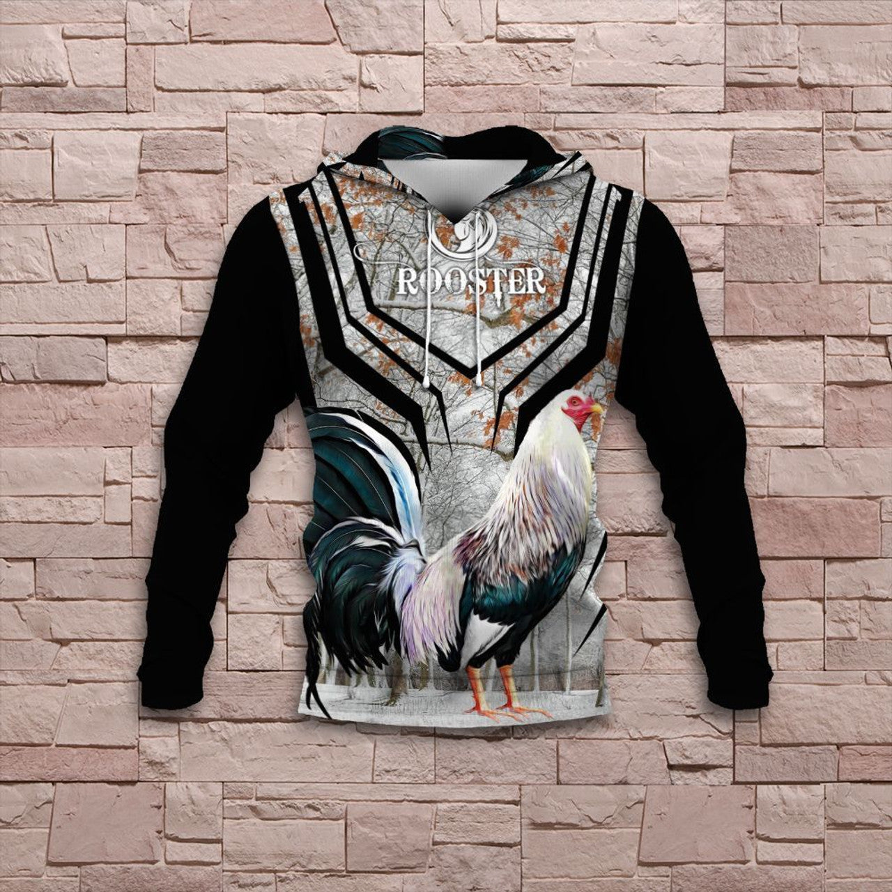 FUNSTUFFPRINT Rooster 3D Hoodie and Zip Hoodie
