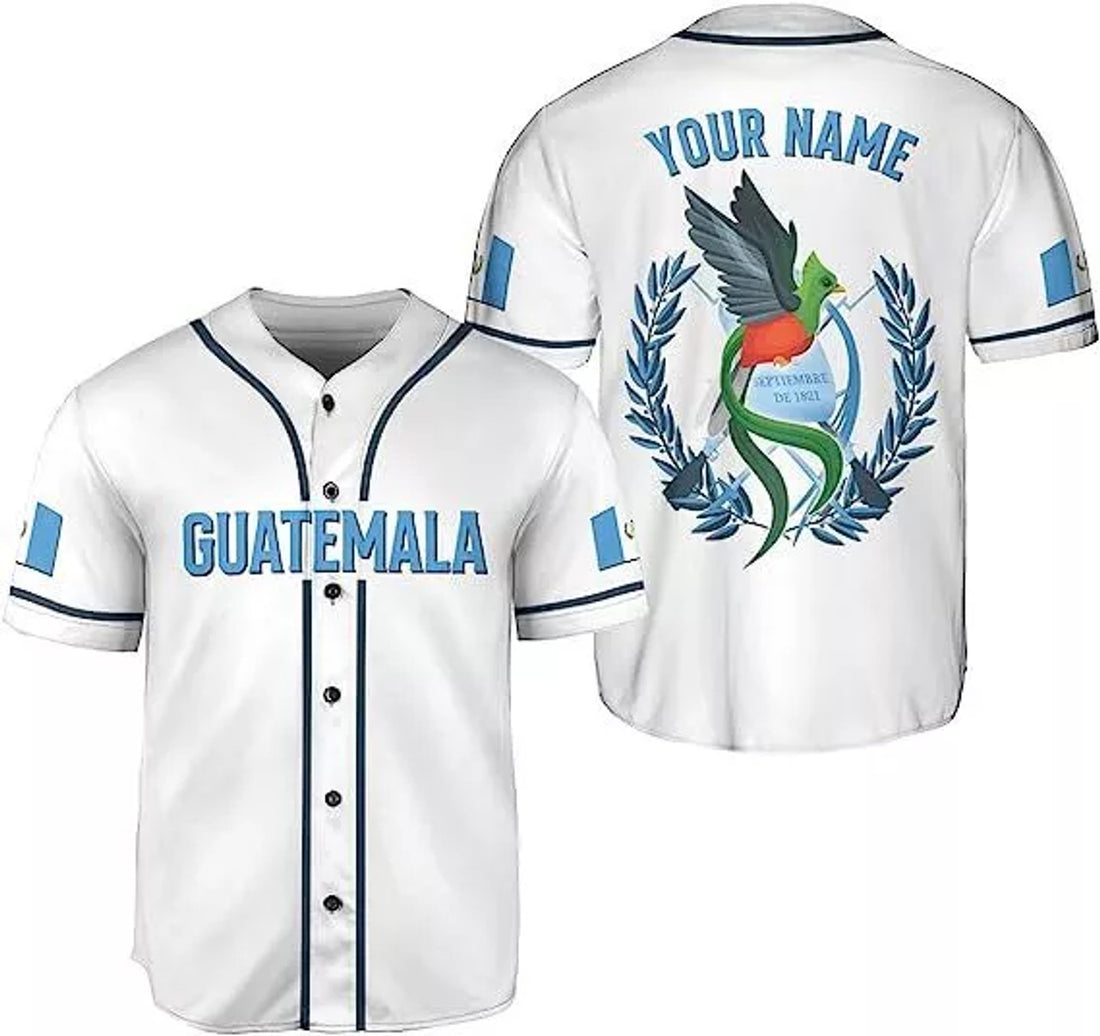 Custom Personalized Guatemala Baseball Jersey, Custom Guatemala Jersey for Men Women Gua