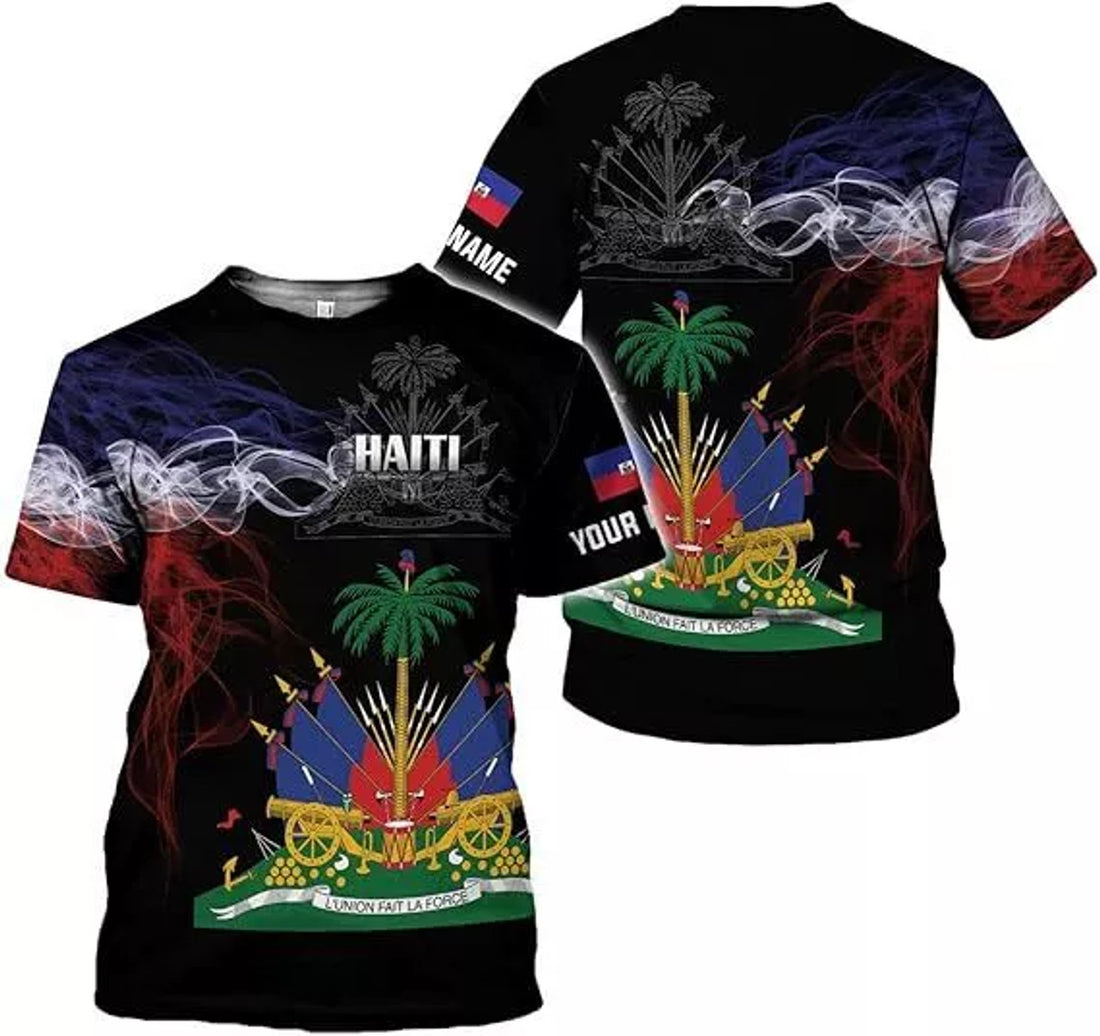 Custom Haiti Shirt Haiti T-Shirt Haiti Shirts for Men Women Haitian Pride