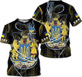 Custom Ukraine Shirt 3D Ukraine T-Shirt Unisex for Men Women Custom Ukrainian T-Shirt