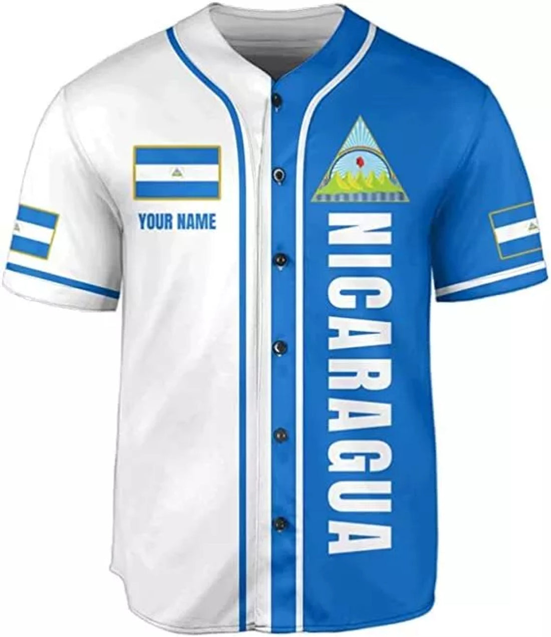 Custom Personalized Nicaragua Baseball Jersey Nicaragua Baseball Jersey for Men