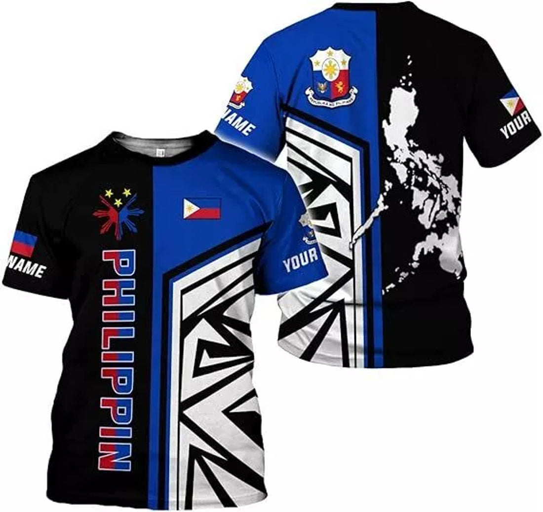 Custom Philippines Shirts 3D, Filipino Flag Pride Shirt Philippines Shirt