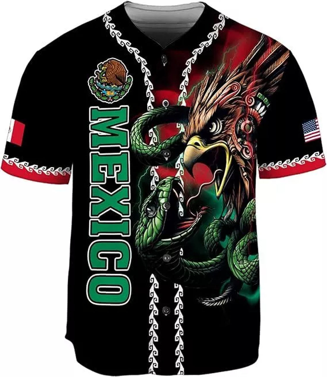 Custom Mexico Soccer Shirt Men Women Mexican Jersey Baseball Jersey