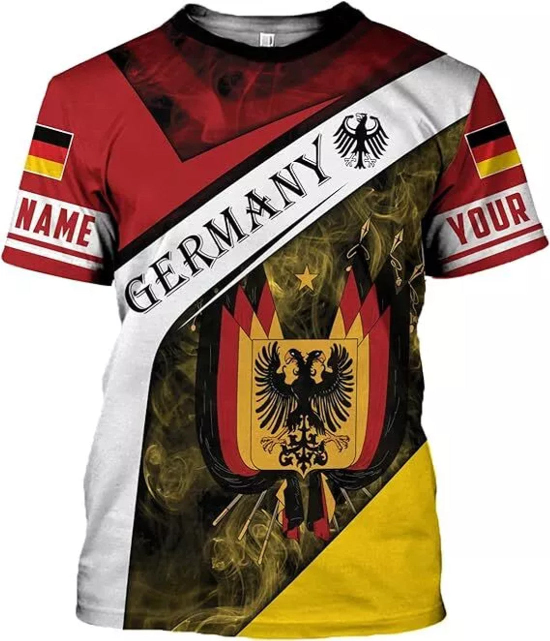 Custom Germany Shirt 3D Custom German Shirt gift for Men and Women German Flag Shirt Gift