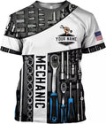 Custom Mechanic Shirt for Men, Mechanic Tool T-Shirt Hoodie SweaT-Shirt 3D Shirts