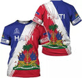 Custom Haiti Shirt Haiti T-Shirt Haiti Shirts for Men Women Haitian Pride T-Shirt