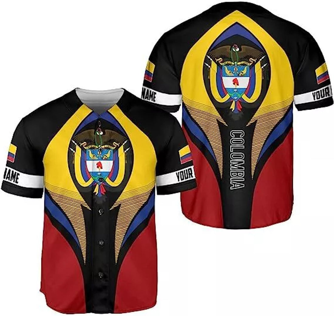 Custom Colombia Baseball Jersey