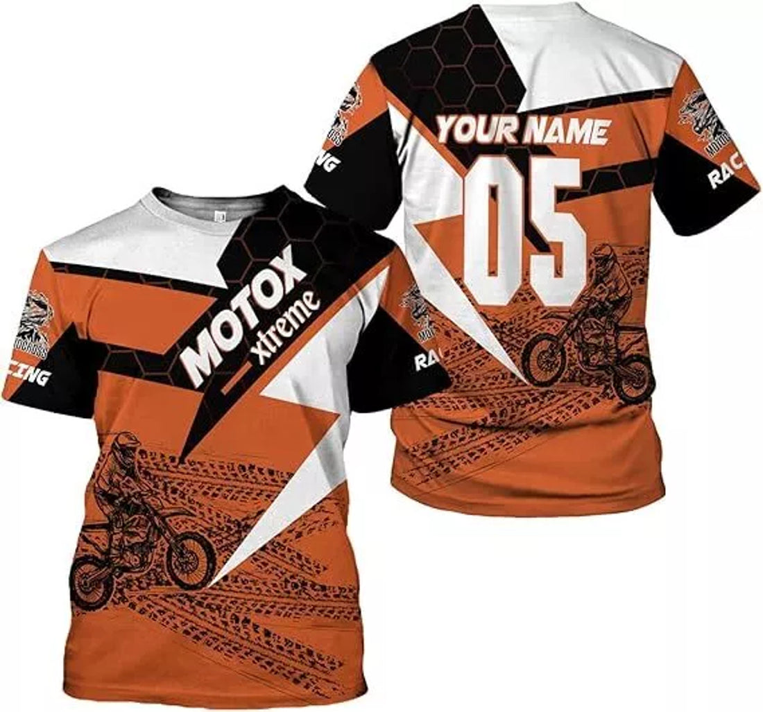 Custom Motorcycle t-Shirt, Dirt Bike Shirts for Men, Motorcycle t-Shirts for Men
