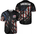 Custom Men American Flag Jersey Men's America Baseball Jerseys Patriotic Jerseys