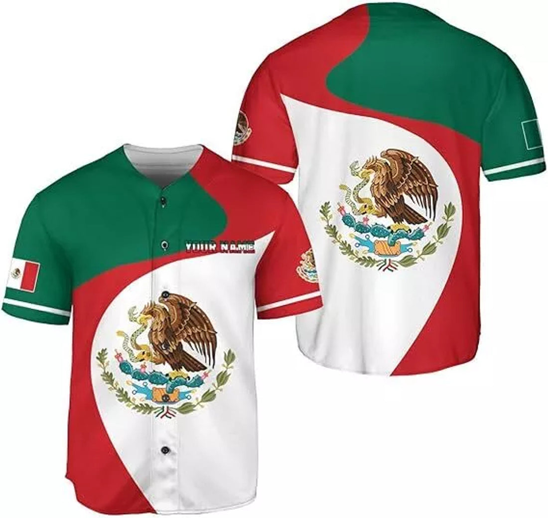 Custom Mexico Soccer Shirt Men Women Mexican Jersey Mexicana Baseball Jersey