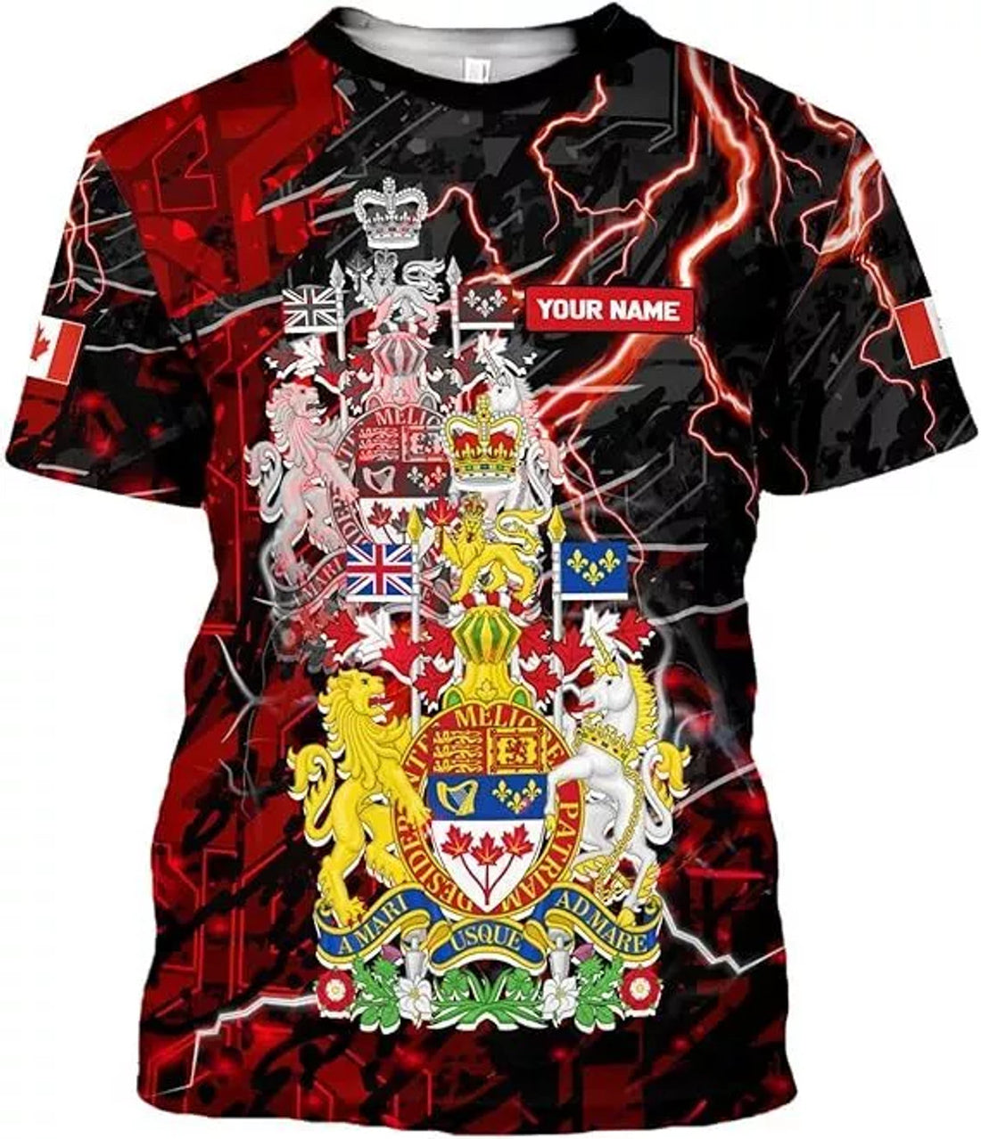 Custom Canada Shirt 3D, Canadian T-Shirt for Men and Women, Canadian Shirt, Canada