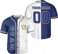 Custom Guam Baseball Jersey Shirt, Guam Jersey, Guahan Flag Jersey, Guam Islander Pride