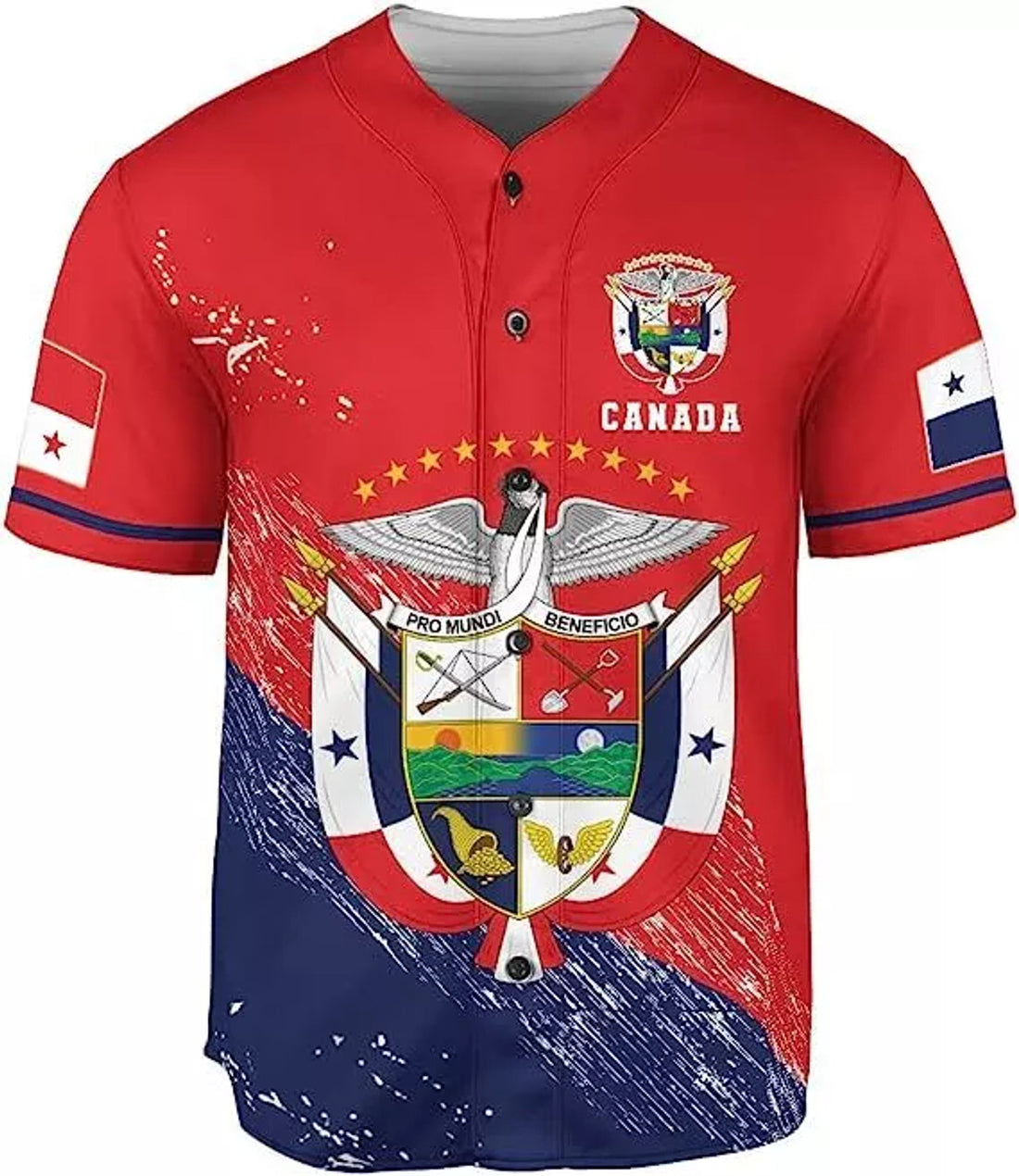 Custom Name Panama Baseball Jersey Camisa Shirt, Panamanian Flag Jersey Panama