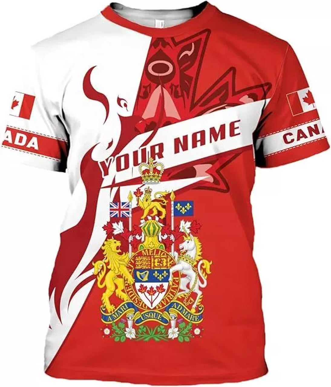 Custom Canada Shirt 3D, Canadian T-Shirt for Men and Women, Canadian Shirt, Canada